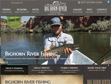 Tablet Screenshot of bighornriverfishingwy.com